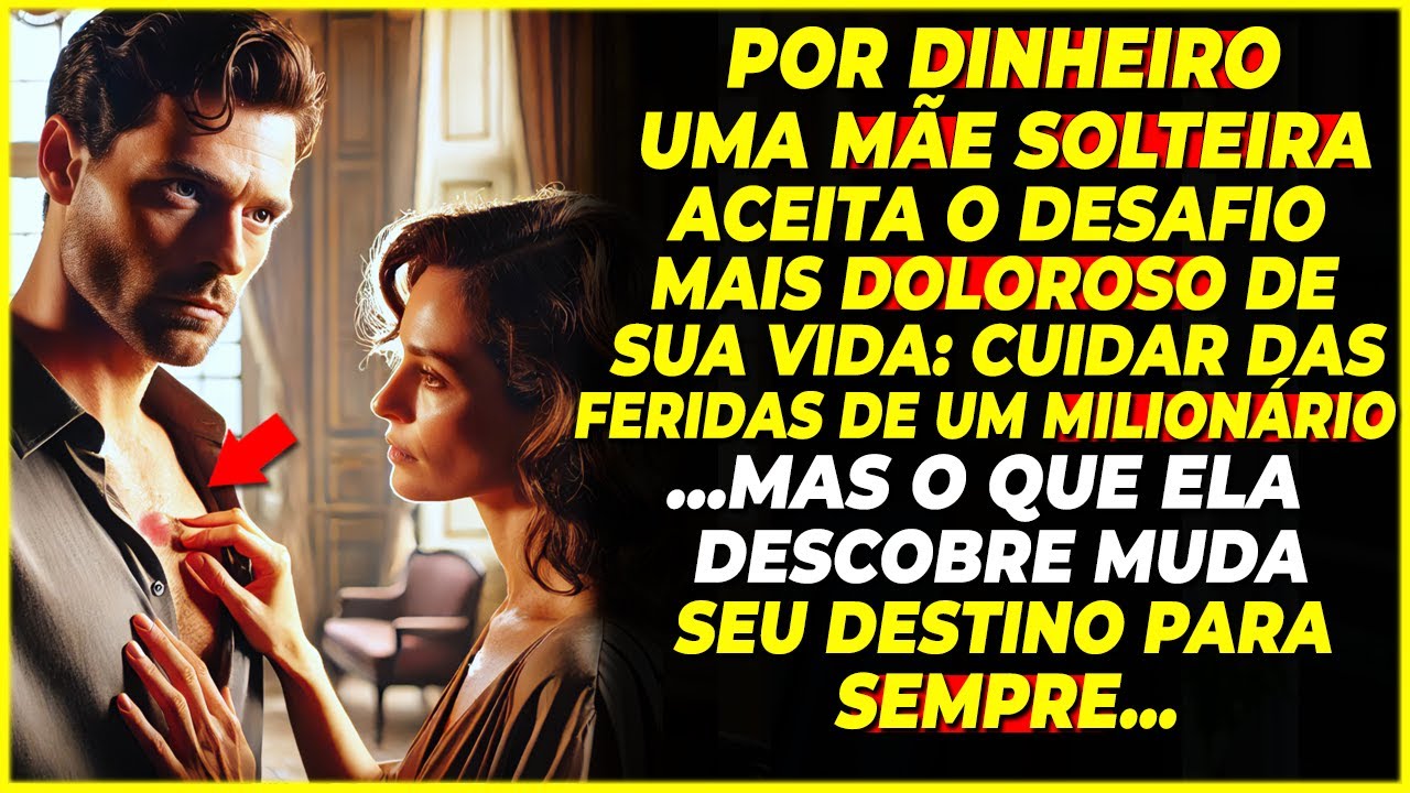 🔴POR DINHEIRO, MÃE SOLTEIRA LIMPA AS FERIDAS DE UM MILIONÁRIO. MAS O QUE ACONTECE CHOCA A TODOS...