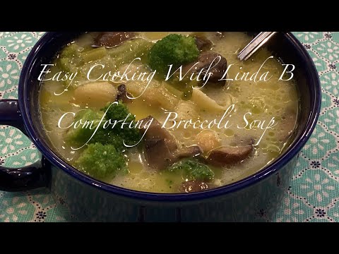 Comforting Broccoli Soup #broccolisoup #soup #recipe
