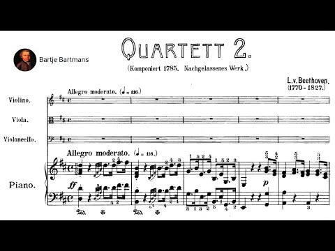 Beethoven - Piano Quartet No. 2, WoO 36 (1785)