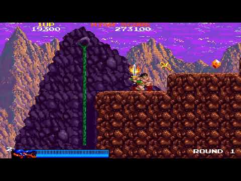 Rastan Saga - Arcade (Taito, 1987) - Random Gameplay