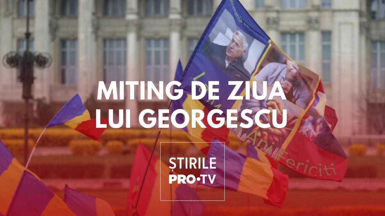 Protest neautorizat în Piața Constituției, de ziua lui Călin Georgescu