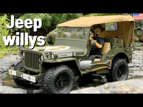 [ 1:8 Scale Rc ] hachette 1941 Jeep Willys MB | U.S 1/4 Ton Truck