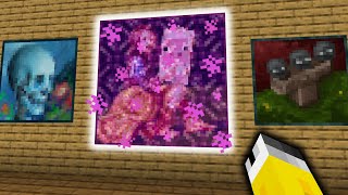 Minecraft Manhunt, But Paintings Are Portals...