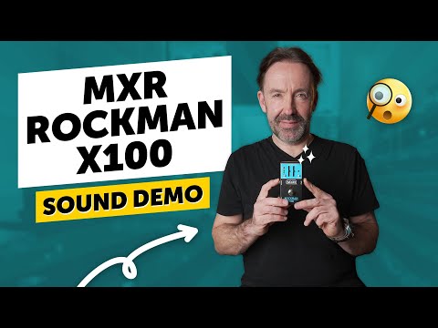 Демонстрация педали эффектов MXR MX100G1 Rockman X100 Analog Tone Processor