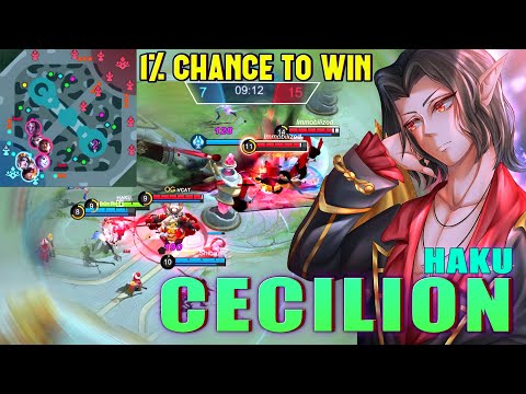 Inhuman Cecilion 1% Chance to Win ! Top Global Cecilion by HAKU ~ MLBB