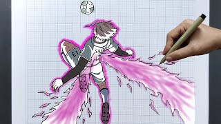 vẽ big bang drive shidou trong blue lock