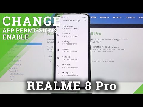 How to Manage App Permissions in REALME 8 Pro – Find Permission Section