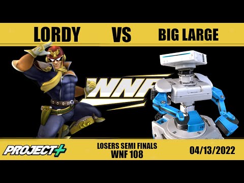 Lordy (Falcon) vs Big Large (ROB) WNF 108 Losers Semi Finals [Project M] [P+]