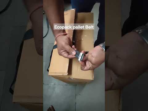 Blue industrial pallet bands, packaging type: roll