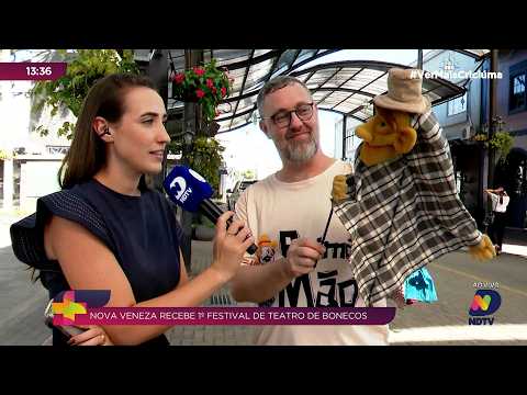 Nova Veneza recebe festival inédito de teatro de bonecos