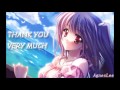NightCore-thank you very much (lyrics) THANKS FOR ...