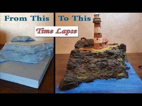 How to Build an Amazing Seaside Diorama – Realistic Scenery Part 2
