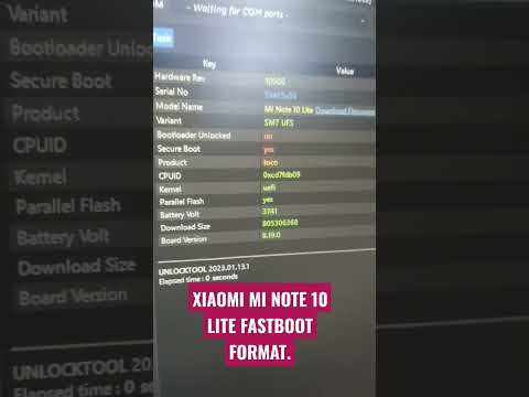 XIAOMI MI NOTE 10 LITE FASTBOOT FORMAT. #consistencyisbetterthantalent #oneplaceonehabit #lcd