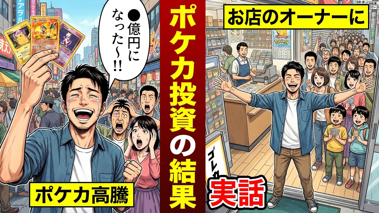 【実話】ポケカ投資してたら、ポケモンカード専門店を開くことになった