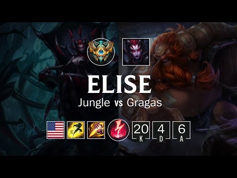 Elise Jungle vs Gragas - NA Master Patch 8.24