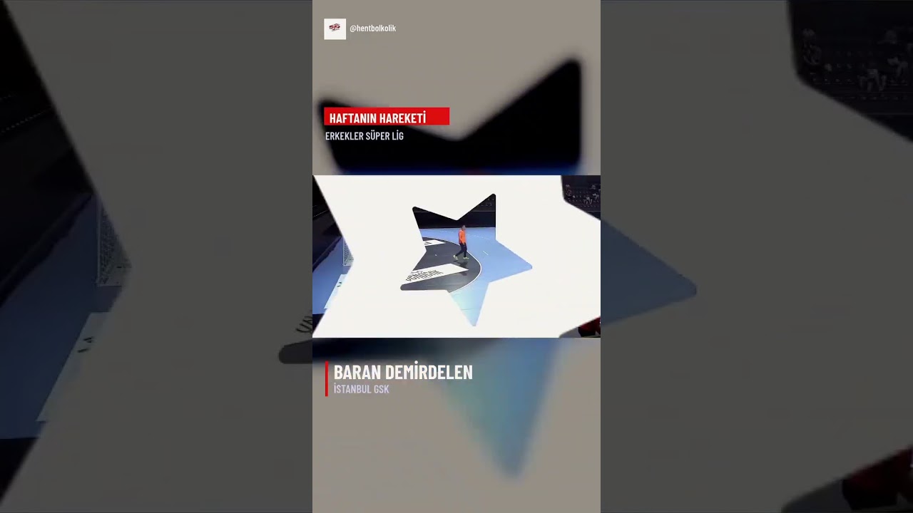 Baran Demirdelen jeneriklik gollere imza atmaya devam ediyor! 🎬⚡🤾‍♂️