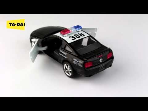 Металлическая машинка Kinsmart 1:38 «2006 Ford Mustang GT (Police)» KT5091DP инерционная