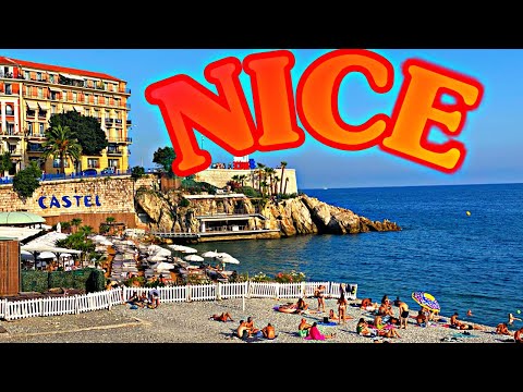 Nice, France Walking Tour (4k Ultra HD 60fps) - with 4K City Life