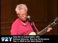 Janis Ian, Society's Child, at the 92nd Street Y