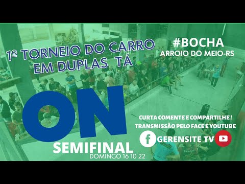 SEMIFINAL FANINHO/ANDERSON VS DINHO/MARINHO - 1ST CAR TOURNAMENT IN ARROIO DO MEIO-RS