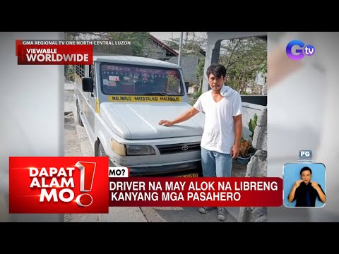 Jeepney driver, may alok na libreng tubig para sa kanyang mga pasahero Dapat Alam Mo!