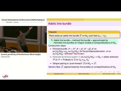 Ziyang Gao: Generic positivity of the Beilinson-Bloch height