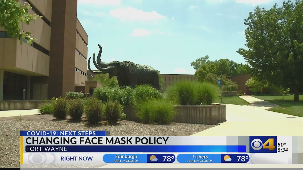 Purdue Fort Wayne changes face mask policy