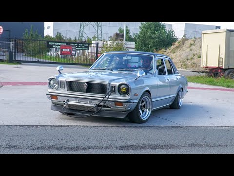 Modified JDM Cars leaving a Carshow | Cars and Noodles 2023