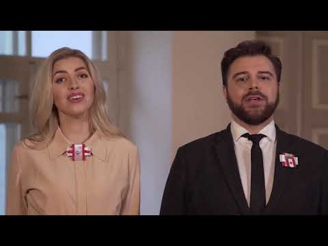 Vaiva Kalinauskaitė ir Konstantin Novopolskij - Oh Canada National Anthem
