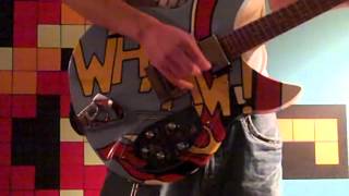 Video thumbnail for Paul Weller Whaam Rickenbacker 330 guitar The Jam Roy Lichtenstein by burgerguitars