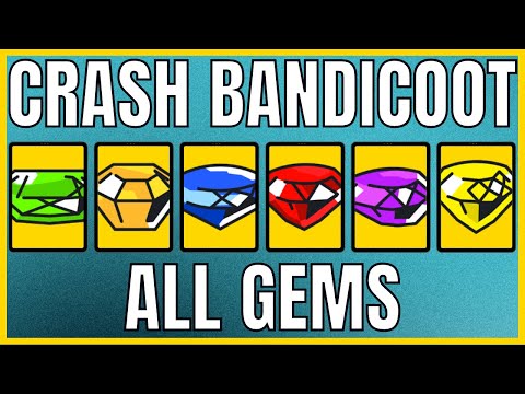 Crash Bandicoot - ALL GEMS - 105% Completion Guide 🏆