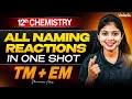 12th Chemistry All Naming Reactions In One Shot TM EM Shravanee Ma Am