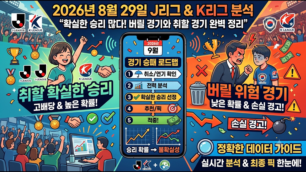 8월29일 K리그 J리그 축구 분석 : 무례한 댓글은 멤버쉽 돈내는 곳에 가서 하세요.
