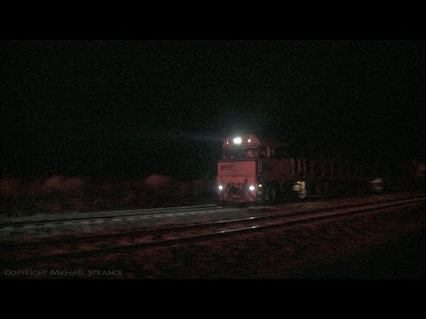 3PM6 Night-Time Freight Train (7/12/2018) - PoathTV Australian Railways