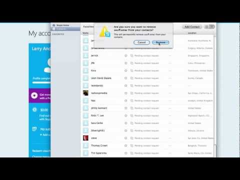 How to Remove Contacts from Skype