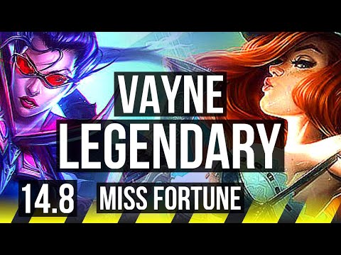 VAYNE & Blitzcrank vs MISS FORTUNE & Nami (ADC) | 12/1/2, Legendary | EUW Master | 14.8
