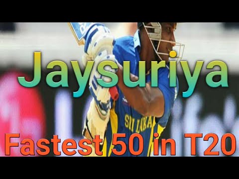 Sanath Jaysuriya Fastest T20 50  vs Newzealand || Fastest 50 First Ever | Cricket Highlights