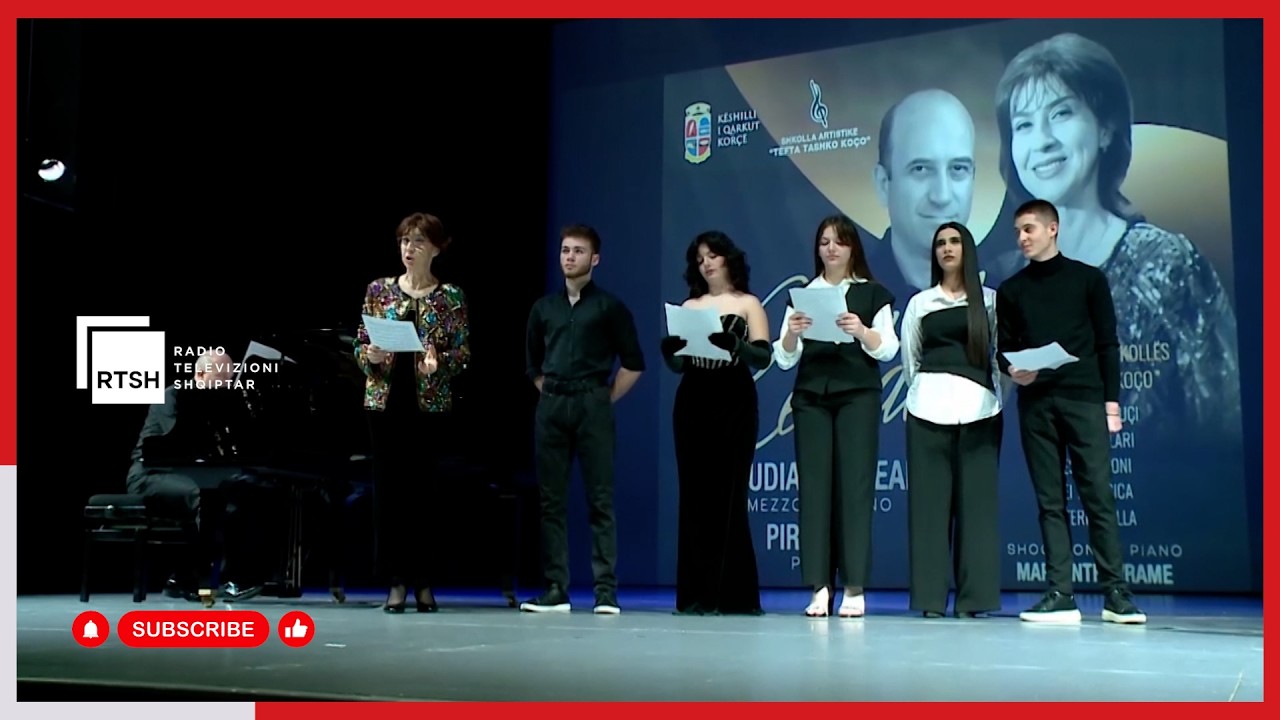Koncert në teatrin e Korçës, mezzosopranoja rumune Cordreanu me nxënësit e shkollës “Tefta Tashko Koço”