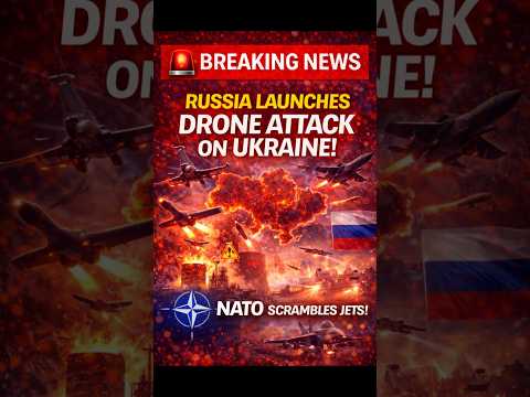 BREAKING NEWS: Russia Launches Massive Drone Attack on Ukraine — NATO on Alert ⚠️