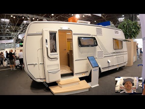 Fendt Apero 495 SKM Caravan Camping RV travel trailer new model walkaround and interior K0703