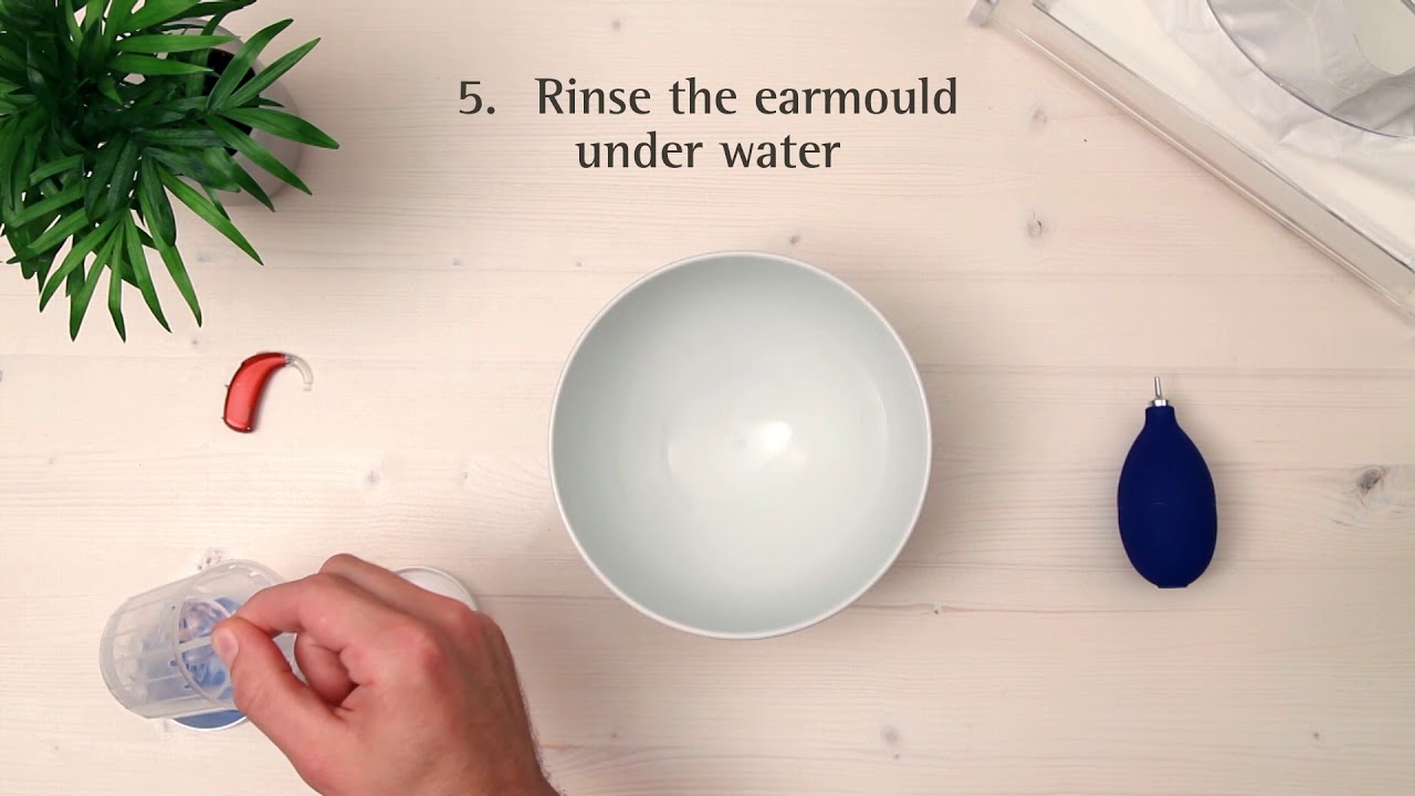 How to clean an earmould