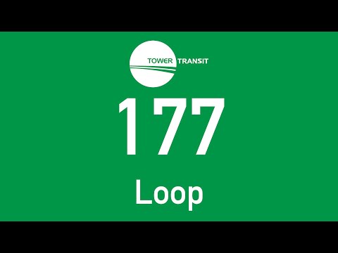 Tower Transit Trunk Bus Route 177 Hyperlapse