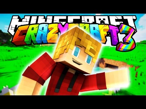 Minecraft Crazy Craft 3.0: WELCOME TO CRAZYCRAFT 3 #1