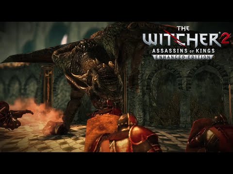 The Witcher 2: Assassins of Kings - Saskia Attacks The Meeting 1080p