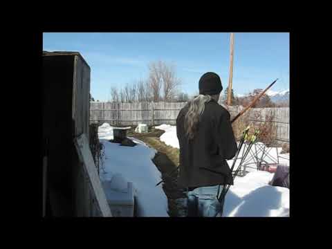 English long bow made with pacific yew