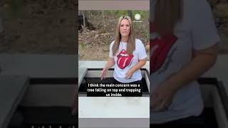 Woman Builds Backyard Storm Shelter With Septic Tank
