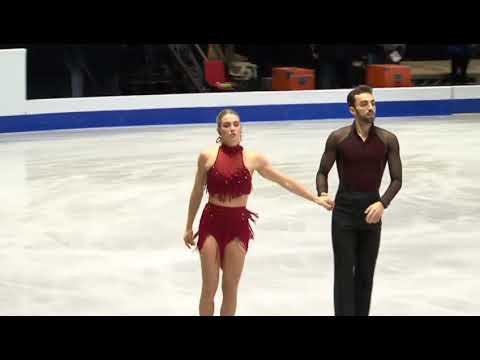 Olivia SMART / Adria DIAZ --- run through Practice GPS Skate Canada 2017