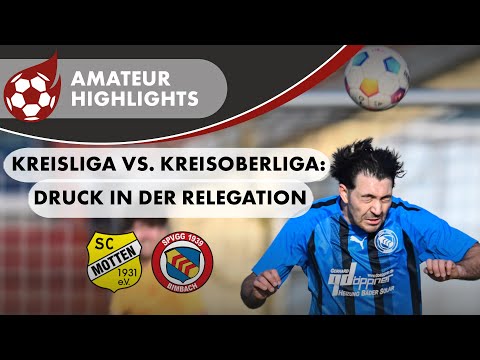 Drama in der Nachspielzeit | Relegation | SC Motten vs. Spvgg. Bimbach | Fußball-Highlights