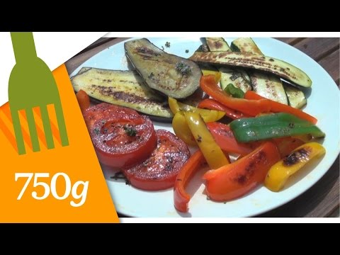 Recette de Légumes grillés à la plancha - 750g