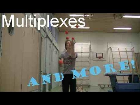 3 ball jugglingtricks and 4/5/6 ball multiplexes